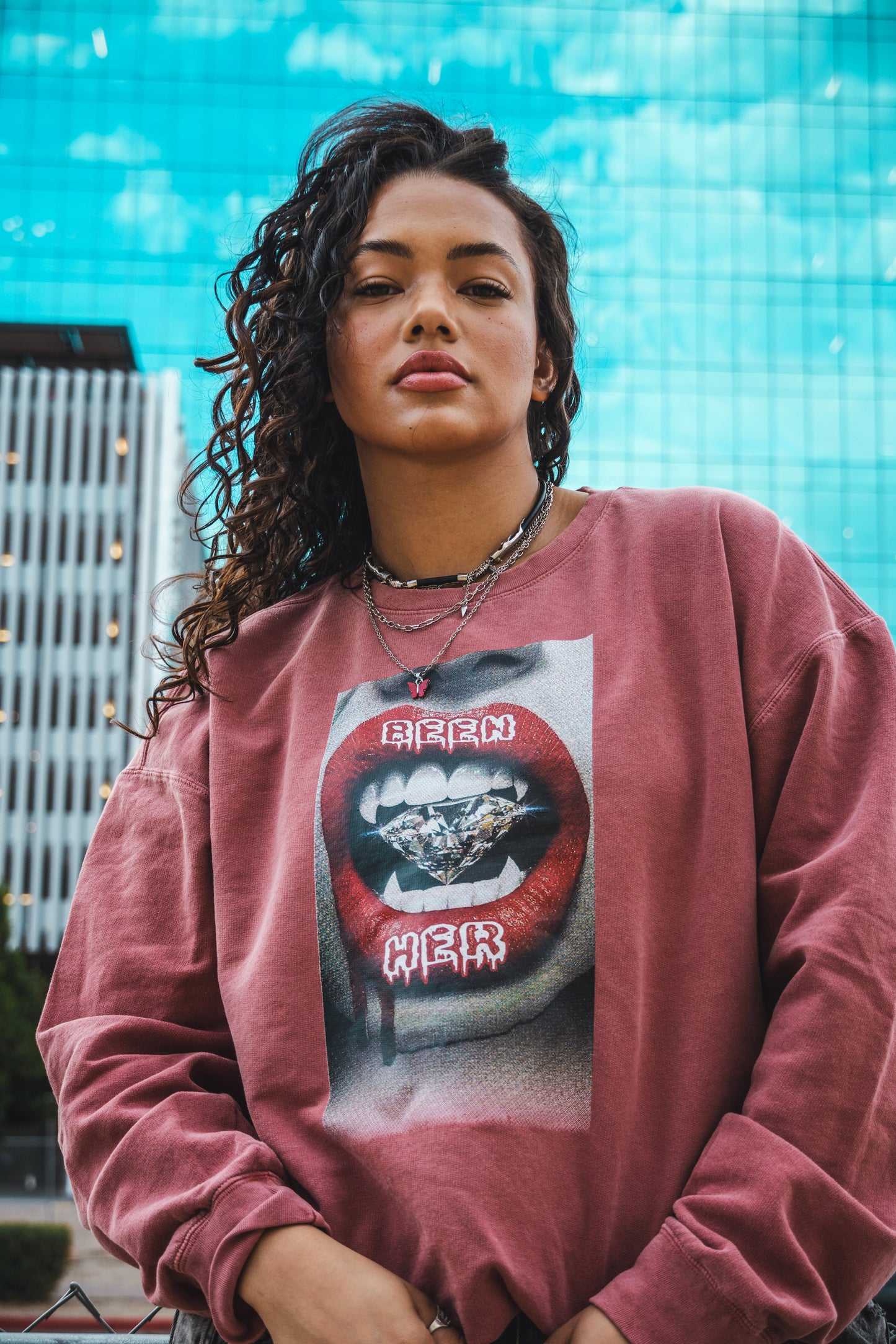 BEEN HER CREW NECK SWEAT SHIRT