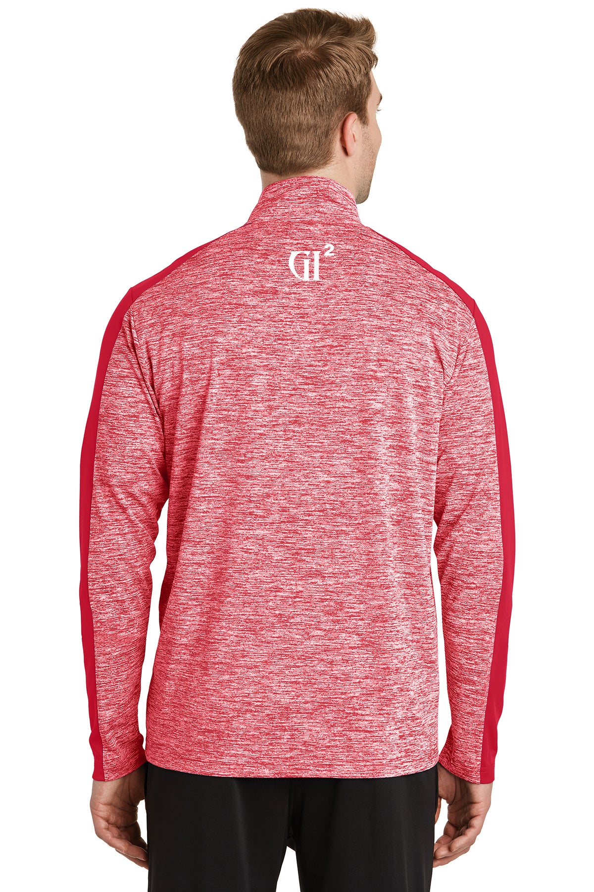 Mens 1/4 zip Heather Block Pull over - GET IT IN Apparel