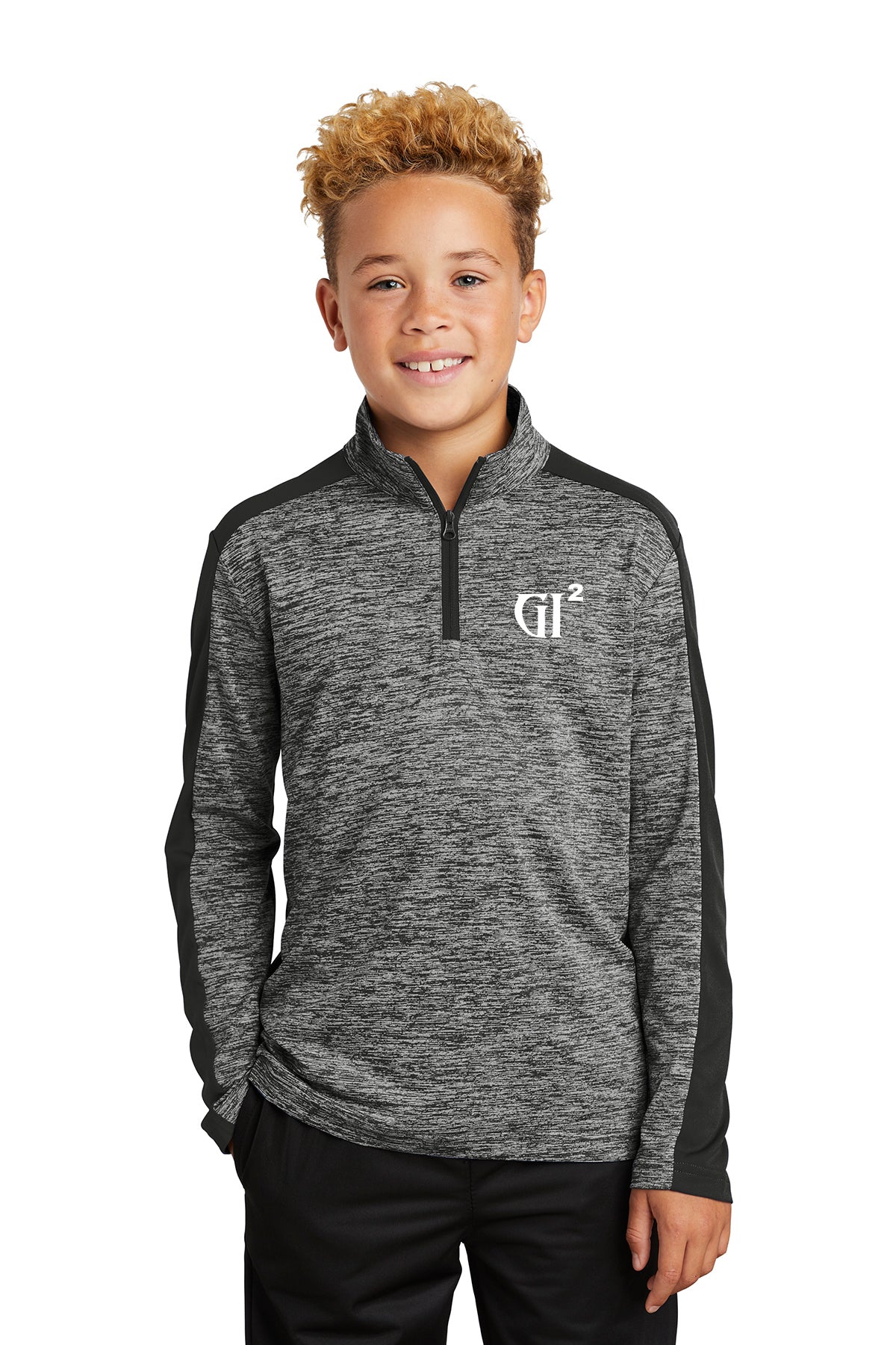 Youth 1/4 zip Heather Pullover - GET IT IN Apparel