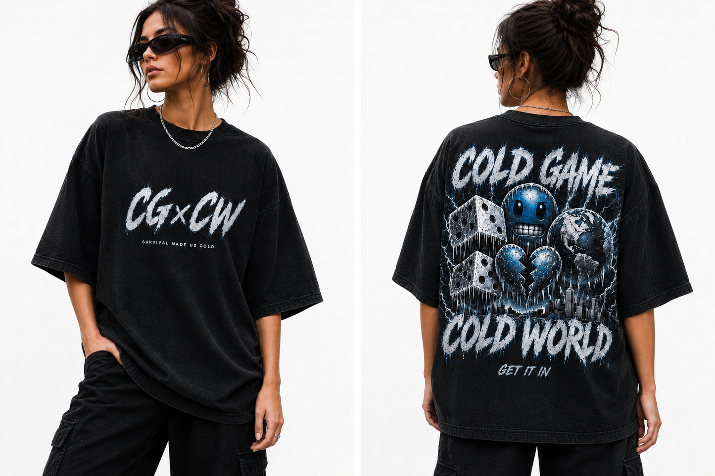 CGxCW “COLD GAME • COLD WORLD” BOXY TEE