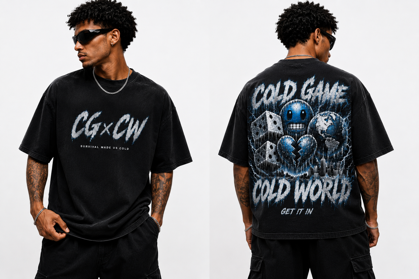 CGxCW “COLD GAME • COLD WORLD” BOXY TEE