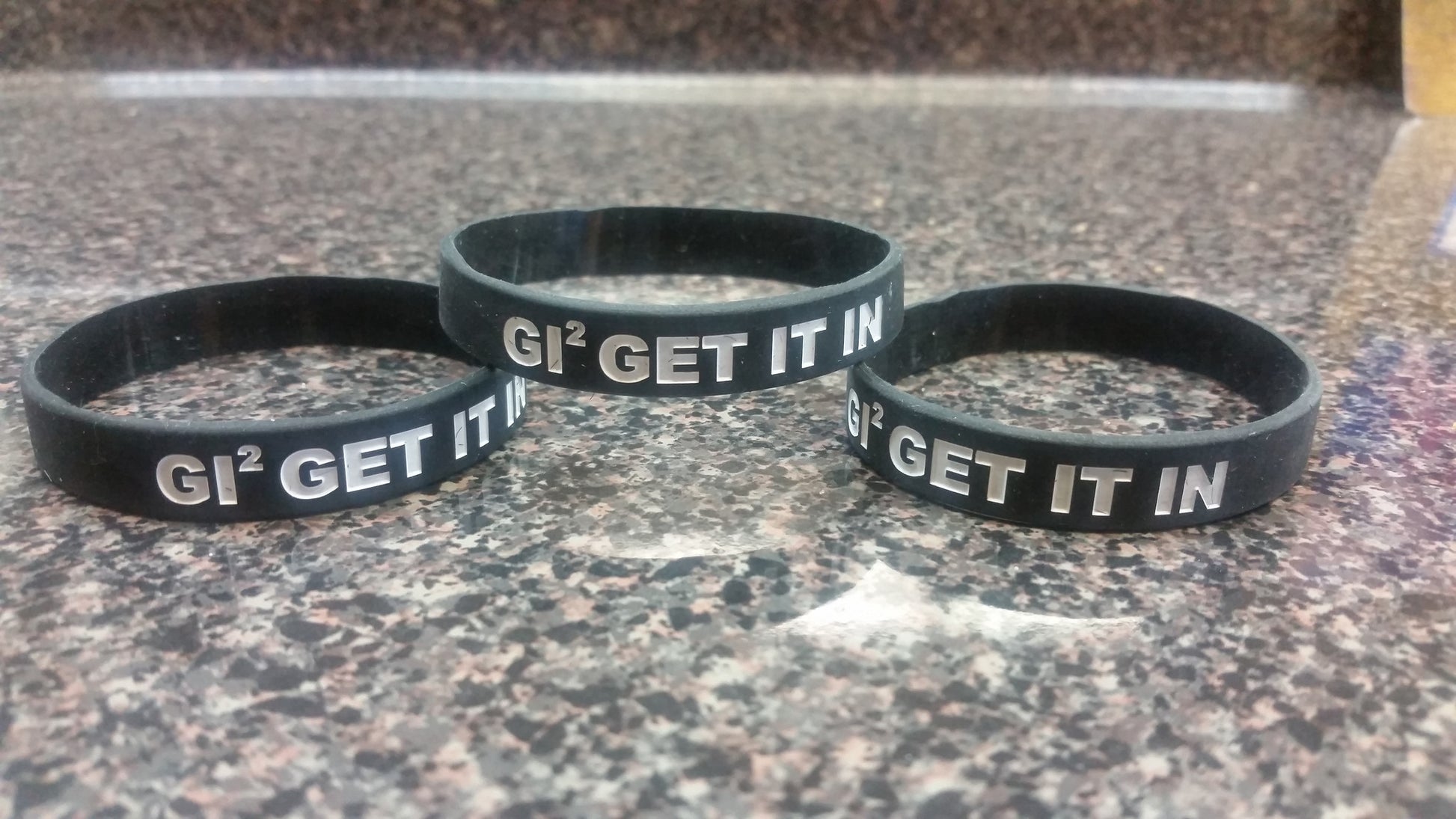 Get it in rubber wristbands - GET IT IN Apparel