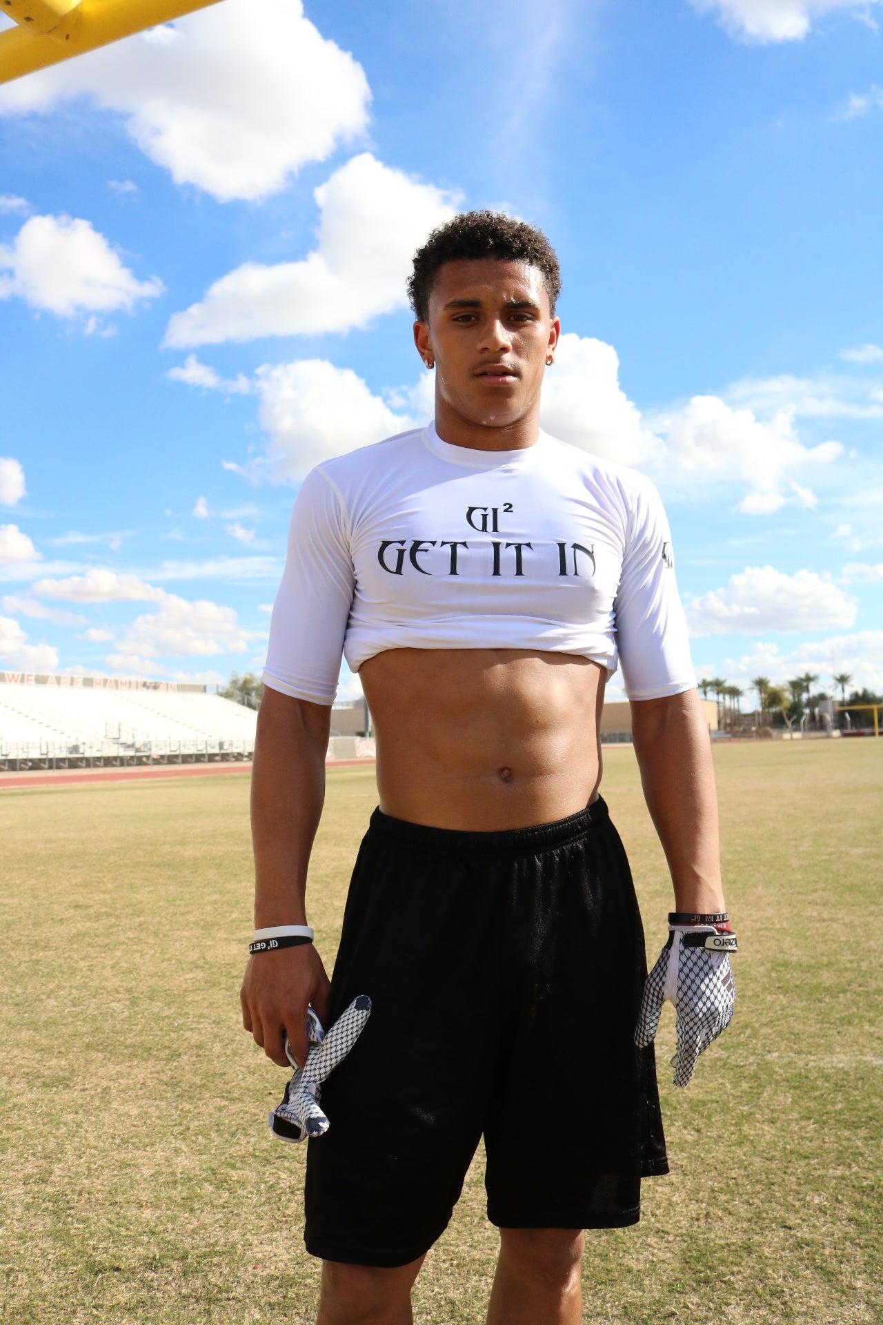 Compression shirt ( 3/4 sleeve) Get It In Apparel